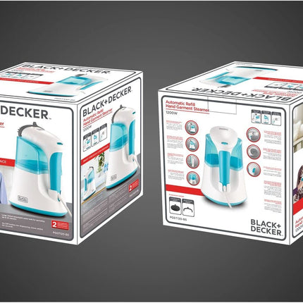 مكواة بخار بلاك أند ديكر للملابس اليدوية القابلة لإعادة التعبئة - 700 مل