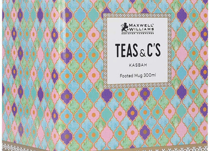 Maxwell & Williams HV0119 Teas & C’s Kasbah Coffee Mug in Gift Box, Porcelain, Mint Green, 300 ml