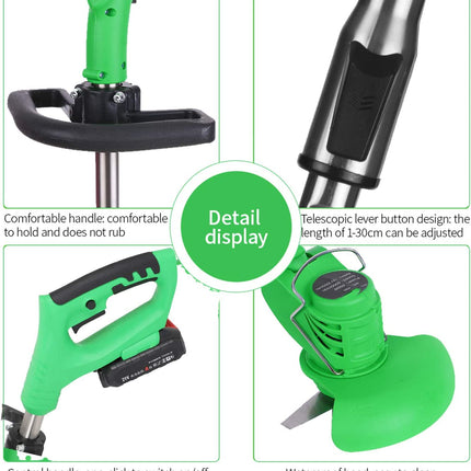 ماكينة قص و تشذيب العشب 2 بطارية 21 فولت 3000 مللي أمبير