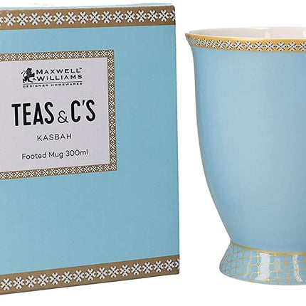 Maxwell & Williams HV0140 Teas & C’s Kasbah Coffee Mug in Gift Box, Porcelain, Turquoise, 300 ml