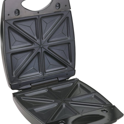 BLACK $ DECKER 4 SLOT SANDWICH MAKER, 1400 WATTS - BLACK TS4080-B5