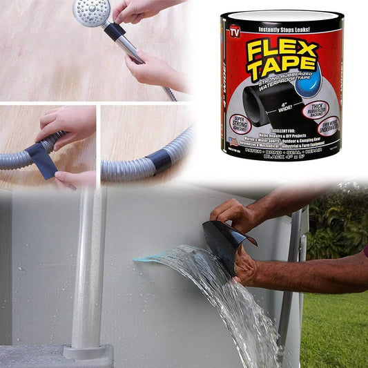 Waterproof Flexpower Tape,Seal Repair Tape, Super Strong Adhesive Sealant