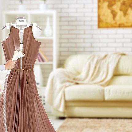 مكواة بخار للملابس من بلاك اند ديكر عمودية مزودة بعلاقة ملابس قابلة للتعديل، 1600 واط