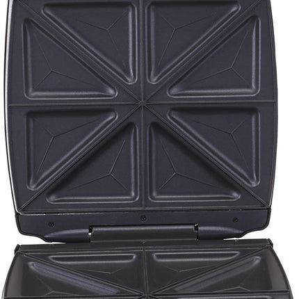 BLACK $ DECKER 4 SLOT SANDWICH MAKER, 1400 WATTS - BLACK TS4080-B5