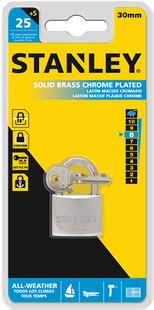 SOLID BRASS CHROME PLATED 30MM