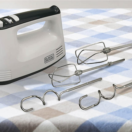 خلاط يدوي بلاك أند ديكر  300 واط-  أبيض