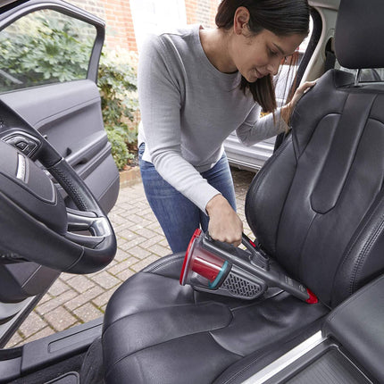 مكنسة غبار كهربائية لاسلكية محمولة من بلاك اند ديكر، بقوة 12 فولت