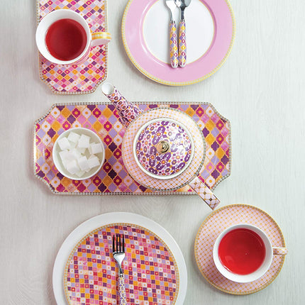 Maxwell & Williams HV0128 Teas & C’s Kasbah Large Serving Platter in Gift Box, Porcelain, Rose, 33 x 15.5 cm