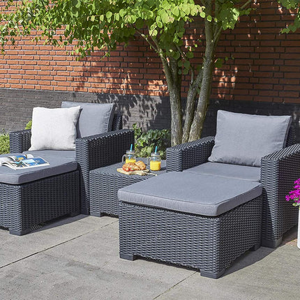 طاولة حديقة أليبرت كاليفورنيا - جرافيت 68 * 68 * 35 سم