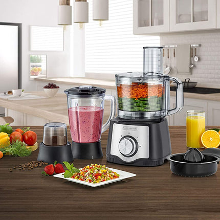 محضر الطعام مع خلاط ومطحنة وعصارة 600 واط 29 وظيفة