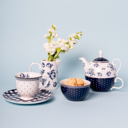 VINTAGE INDIGO SMALL JUG