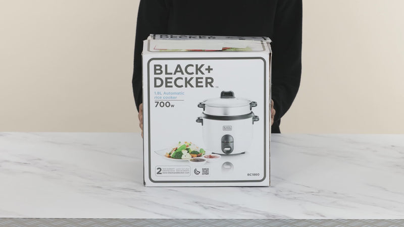 Black and Decker RC2850 11.8-Cup 220 Volt Rice Cooker 2.8 L 220V