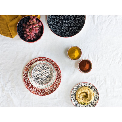 MAXWELL & WILLIAMS BOHO 27CM PLATE SHIBORI NAVY