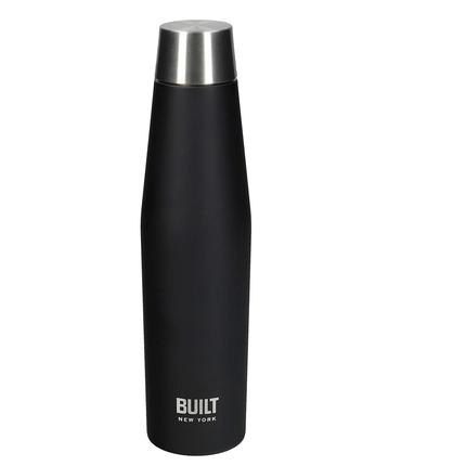 BUILT PERFECT SEAL VACUUM INSULATED WATER BOTTLE, 540 ML, BLACK