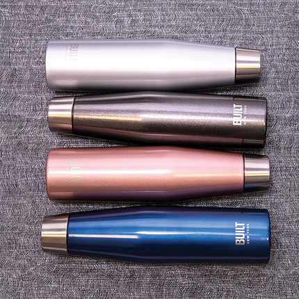 BUILT PERFECT SEAL VACUUM INSULATED WATER BOTTLE, 540 ML, SILVER