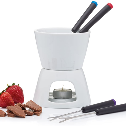 KITCHENCRAFT CHOCOLATE FONDUE SET IN GIFT BOX