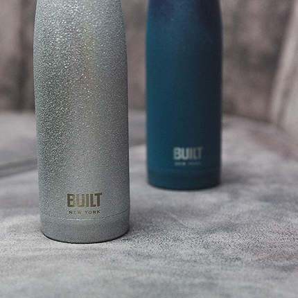 BUILT PERFECT SEAL LEAKPROOF INSULATED WATER BOTTLE/THERMAL FLASK, STAINLESS STEEL, 480 ML