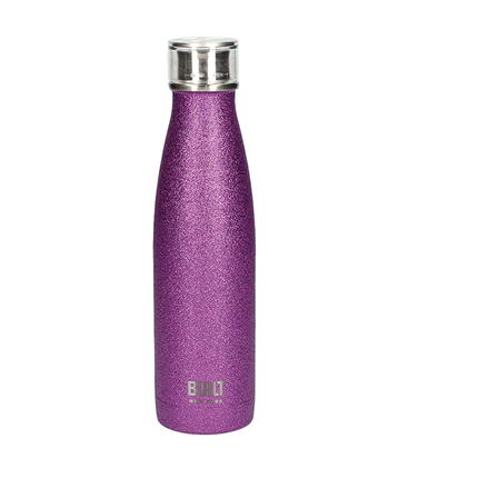 BUILT PERFECT SEAL LEAKPROOF INSULATED WATER BOTTLE/THERMAL FLASK, STAINLESS STEEL, 480 ML