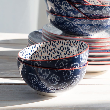 MW 15CM BOHO BOWL KIRAKU BLUE