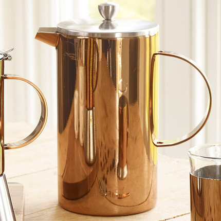LA CAFETIèRE CLASSIC 8-CUP DOUBLE WALLED CAFETIèRE, 1 L (1¾ PINTS) - COPPER FINISH
