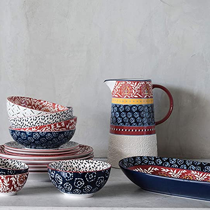 إبريق بوهو، علبة هدية، سيراميك، متعدد الالوان من ماكسويل اند ويليامز  ، 2.8 لتر