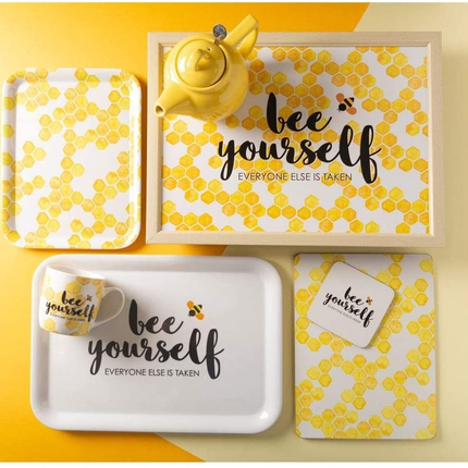 CREATIVE TOPS OTT BEAN BAG LAP TRAY WITH CUSHION, 43.5 X 32.5 CM