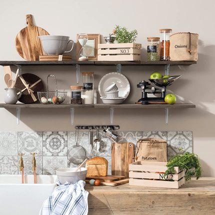 KITCHEN CRAFT NATURAL ELEMENTS MADERA DE PAULOWNIA CAJAS DE ALMACENAMIENTO, JUEGO DE 3