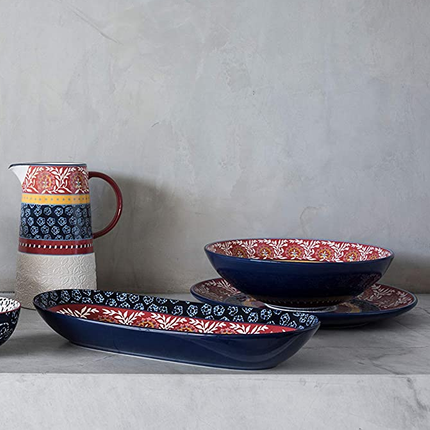 MAXWELL WILLIAMS BOHO ROUND SERVING BOWL, 32