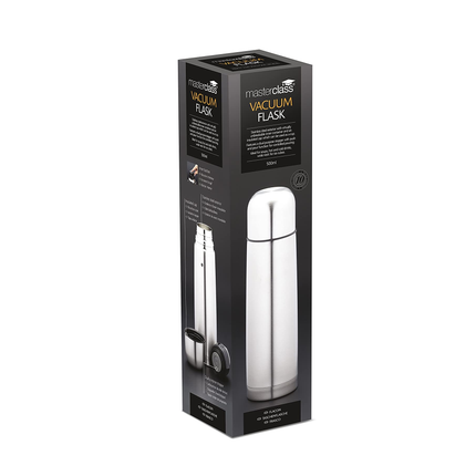 500ML MASTER CLASS STAINLESS STEEL VACUUM FLASK