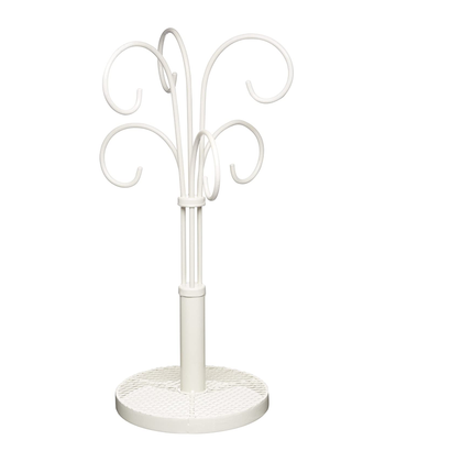 CLASSIC COLLECTION METAL MUG TREE, GIFT TAGGED