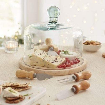 KITCHENCRAFT CHEESE KNIFE SET, STAINLESS STEEL, 4 PIECES