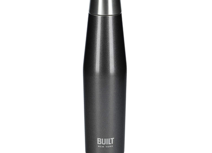 BUILT PERFECT SEAL VACUUM INSULATED WATER BOTTLE, 540 ML, CHARCOAL