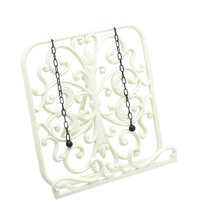 KITCHENCRAFT CAST IRON COOKBOOK STAND, 26X27CM, TAGGED