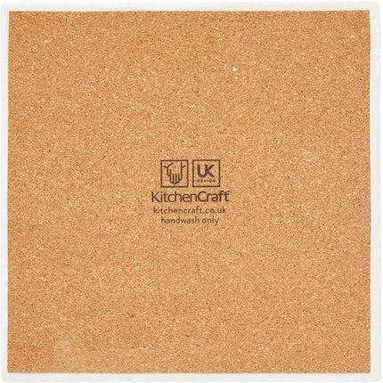 KitchenCraft KCTRIVHSTUFF Trivet, Red/White