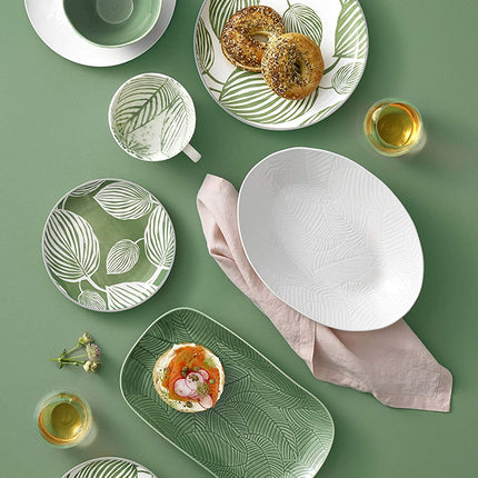 Maxwell & Williams DR0315 Panama Oval Serving Dish in Gift Box, Stoneware, White, 32 x 23 cm