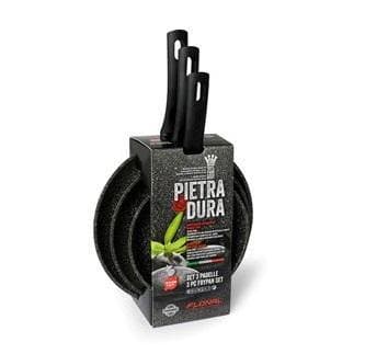 Pietra Dura-Set 3 Pans || طقم قلايات - Mega Hardware