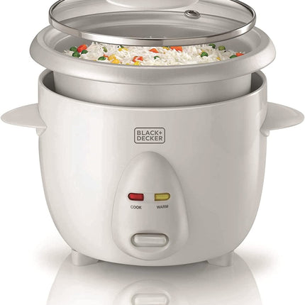 طباخ أرز بلاك أند ديكر  أبيض 0.6 لتر