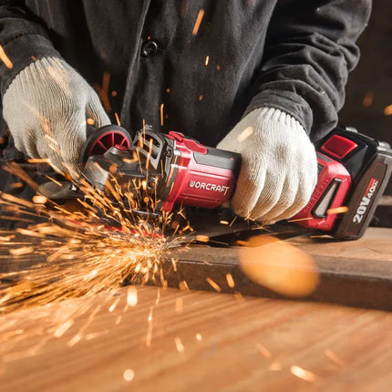 WORCRAFT CAG CORDLESS BRUSHLESS ANGLE GRINDER S20LiBH-125B 20V