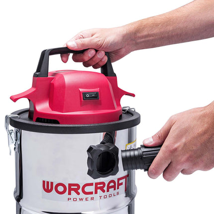 WORCRAFT 20V CORDLESS ASH VACULUM CLEANER S20Li-18L
