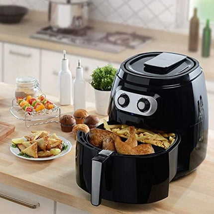Mega air fryer, large size, capacity 7.2-8.2 liters, 1800 watts 