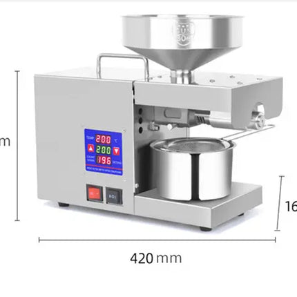 ماكينة استخلاص زيت بذور الفول المنزلية الأوتوماتيكية