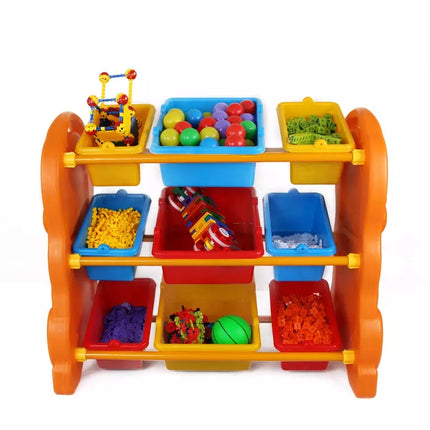 PLASTIC CUTE BABY TOY CABINET FOR KINDERGARTEN