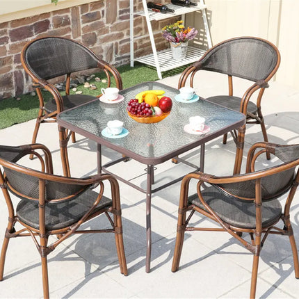 LUXURY GARDEN DINING SET - 5 PIECES