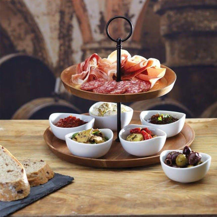 ARTESà APPETISER TWO TIER SERVING SET