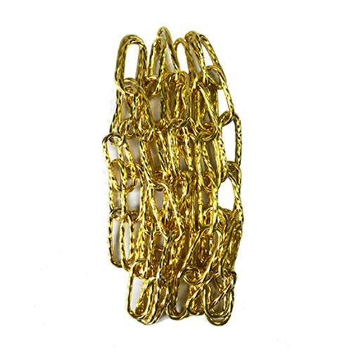 2 mm gold steel chain, 2.5 meters long