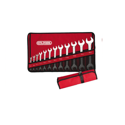 FLAT WRENCHES IN SET 6>22 MM DOUBLE KEYCHAIN ​​OF 8 PCS