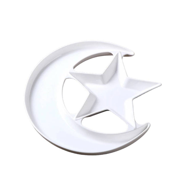 ROYA PLATE  SHAPED STAR AND A CRESCENT