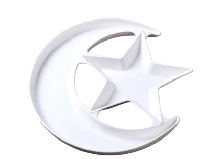 ROYA PLATE IS SHAPED LIKE A STAR AND A CRESCENT