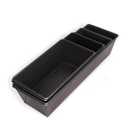 4 قطع قالب توست مستطيل مقاوم للحرارة عدد