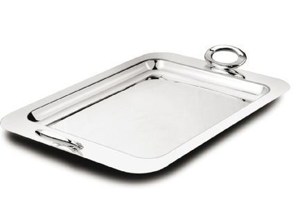 Serving tray Ovation 50x31cm silver colour
